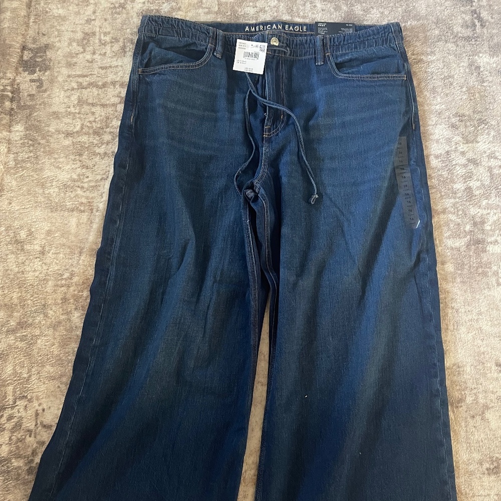 American Eagle Dreamy Drape Ultra Wide Leg Jean